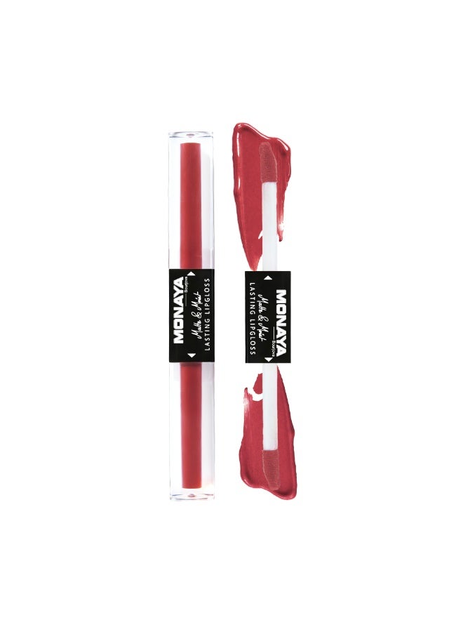 Monaya G006 Matte & Moist Lip Gloss – Long-Lasting, Velvet Matte Finish, Moisturizing, Non-Drying, Lip Care, Cruelty-Free Makeup - Image 2